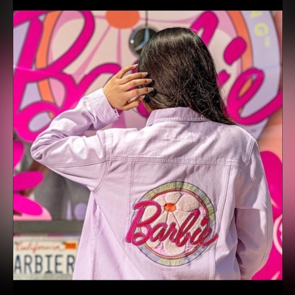 Barbie 2023 lavender Jean jacket